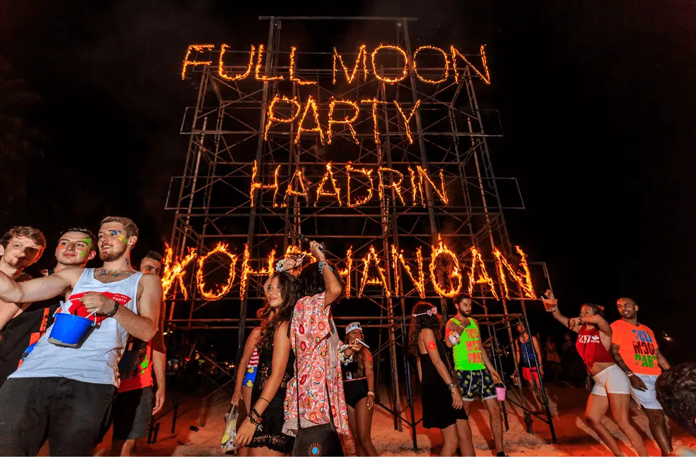 Playa Haad Riin Full Moon Party Koh Phangan