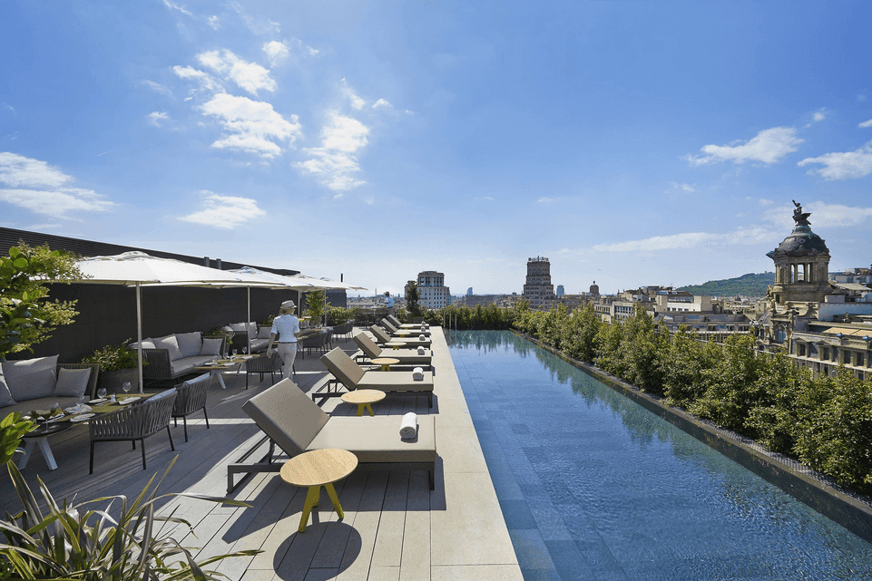 Foto piscina Hotel Mandrain Oriental Barcelona
