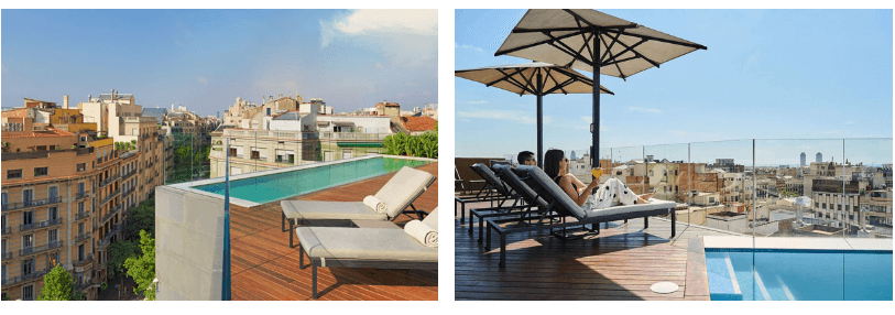 Hotel piscina Barcelona