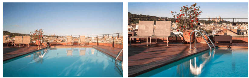 Hoteles con piscina en la azotea Barcelona