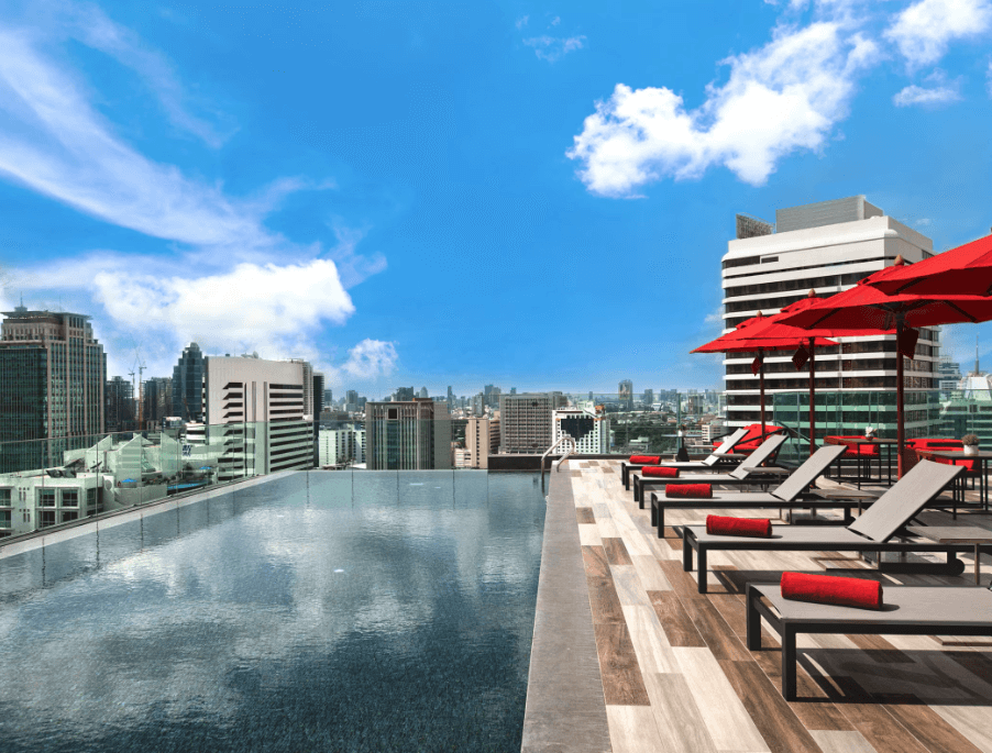 Hoteles con piscina infinita Bangkok