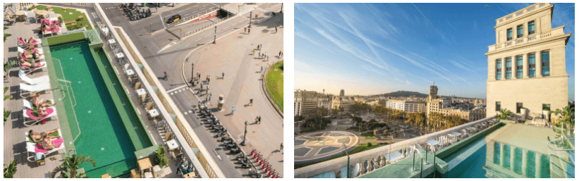 Increible hotel con vistas y piscina Barcelona