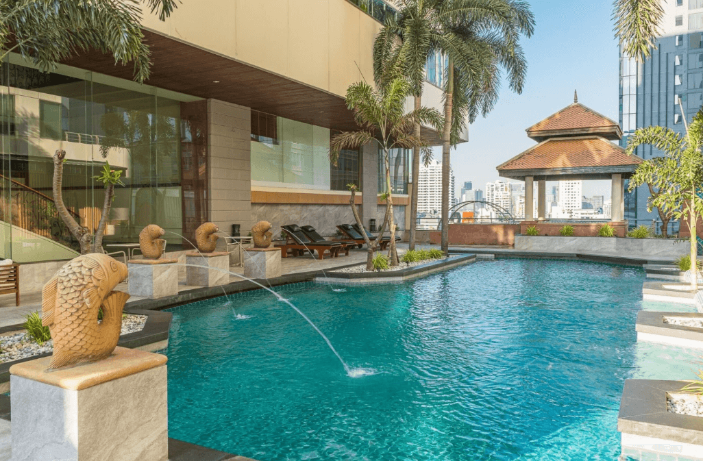 Jasmine City Hotel Bangkok piscina infinita