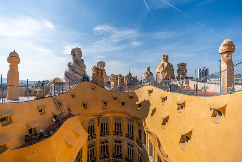 La Pedrera mejores spots para tomar fotos en Barcelona