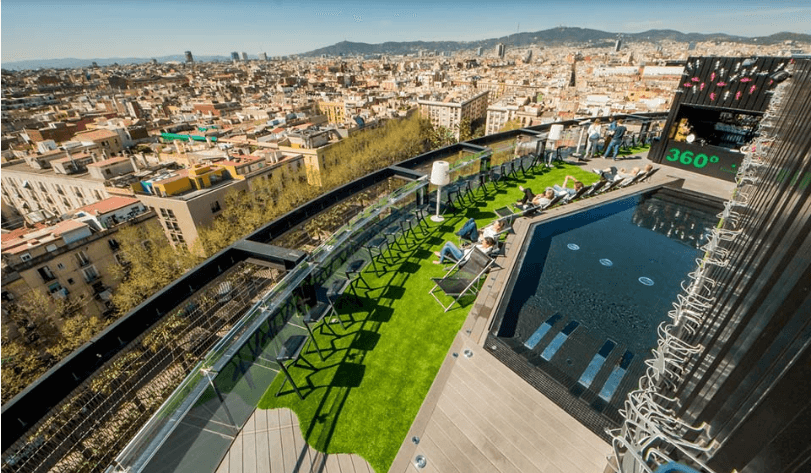 Mejor piscina hotel Barcelona