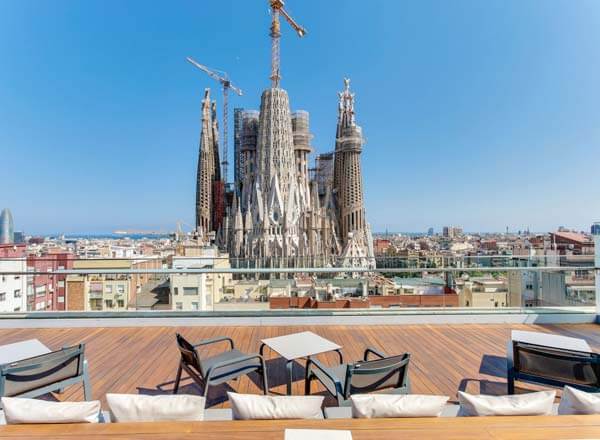 Mejor rooftop bar Barcelona Sercotel Rossello