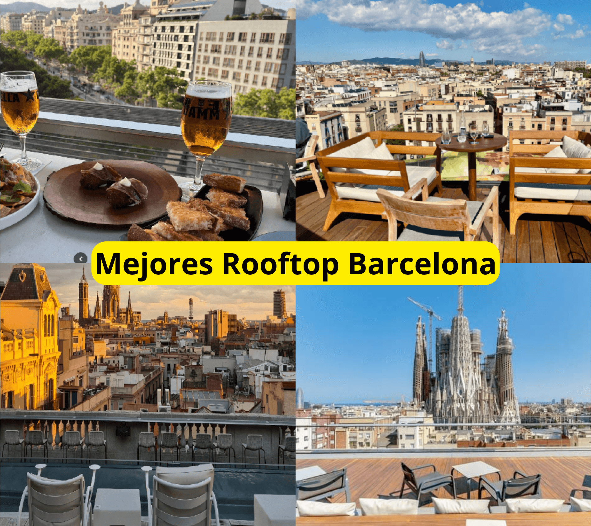 Mejores Rooftop Bars Barcelona