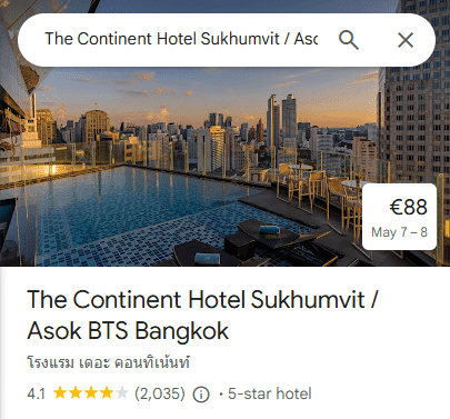 mejores infinity pool Bangkok