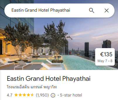reseña mejor hotel con infinity pool bangkok