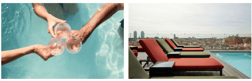 rooftop con piscina Barcelona