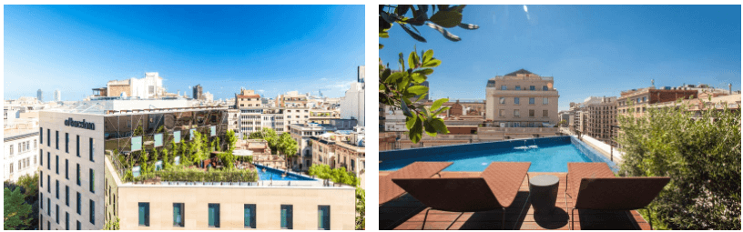 rooftop pool Barcelona