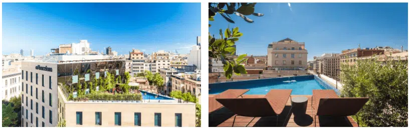 rooftop pool Barcelona