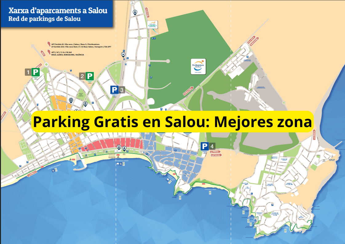 Donde aparcar gratis en Salou