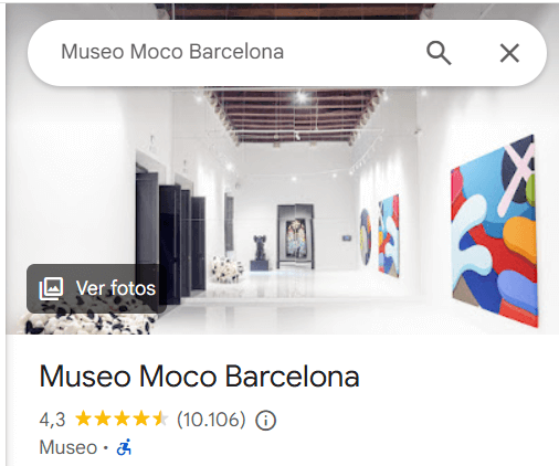 opiniones y valoraciones Museo Moco Barcelonay valoraciones Museo Moco Barcelona