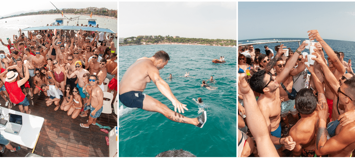 Boat party en Salou