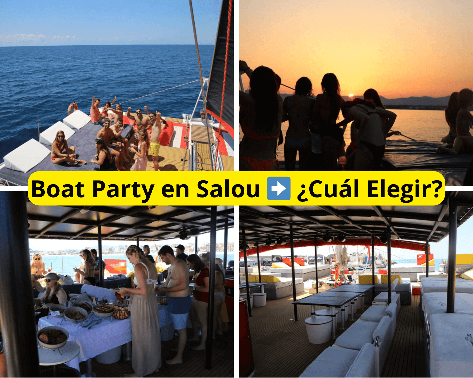 boat party en Salou o Cambrils, cual elegir