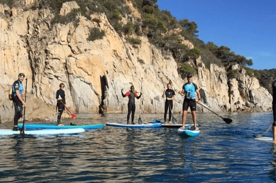 paddle surf en llore de mar