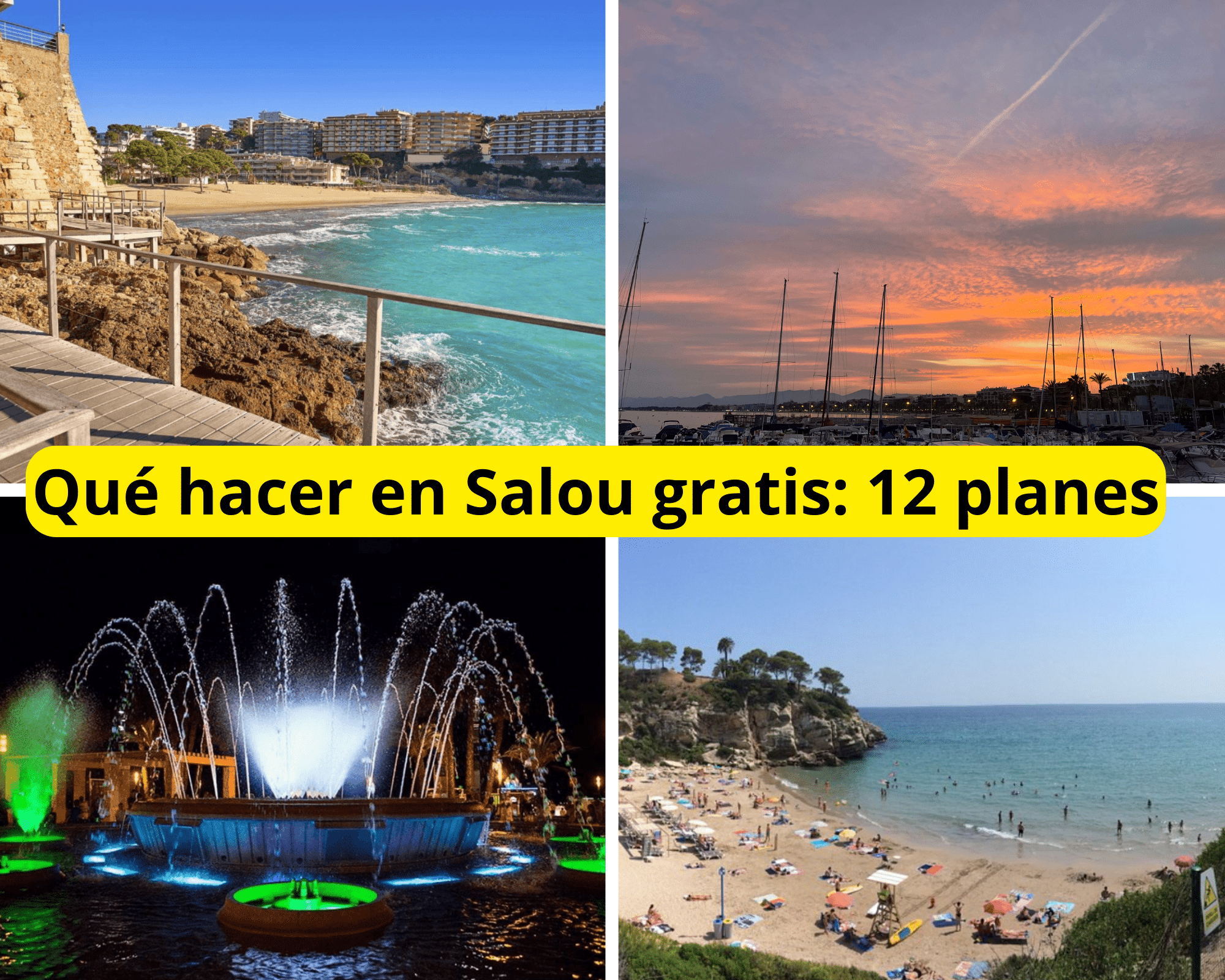 Qué hacer en Salou gratis 12 planes y sitios que realmente merecen la pena