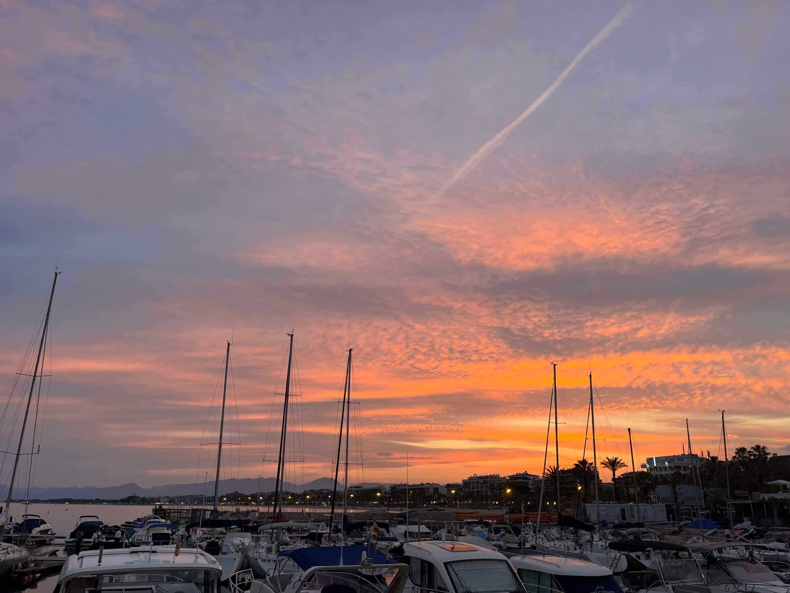 atardecer en Salou junio