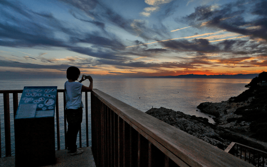 atardecer en salou