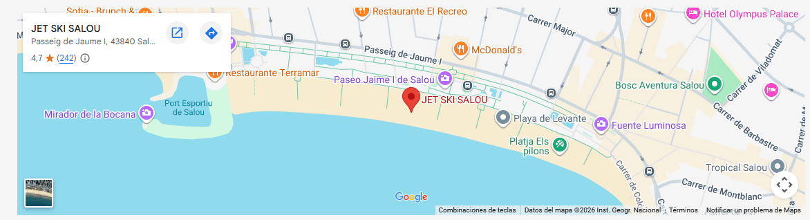 donde alquilar moto agua salou