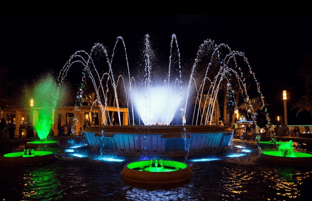 fuente luminosa salou